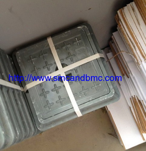Light weight and durable FRP BMC material Square manhole cover