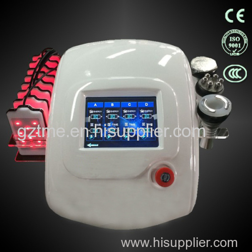 Multifunction 4 in 1 weight loss laser lipo RF lipocavitation machine