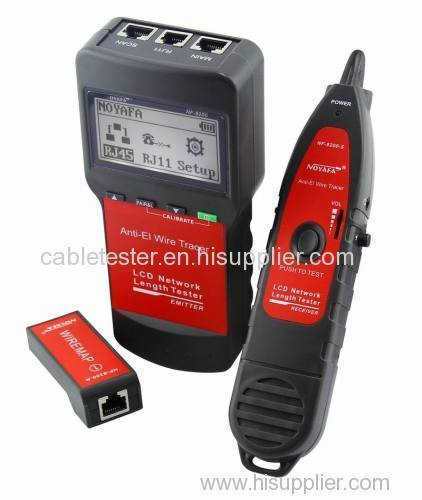 Network cable length tester