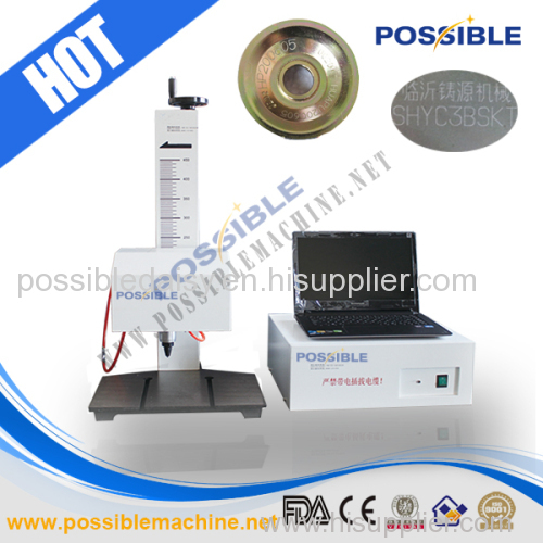 Desktop dot peen pneumatic marking machine car fram/chassis number