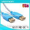 A Male to A Male USB 2.0 Exension Cable / Charging Data Cable for Samsung Cell Phone