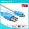 USB 2.0 Micro USB Extension Cable Nickel Plating 1m - 5m Long / Short USB Cables for Smart Phone