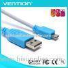 USB 2.0 Micro USB Extension Cable Nickel Plating 1m - 5m Long / Short USB Cables for Smart Phone