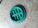 FRP grilling round manhole cover