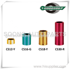 Aluminum Sle eve and Cap for tire valve