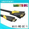 18 + 1 Gold Plated DVI to HDMI Cable High Speed 1080p Awm 20276 For HDTV / DVD / VCD