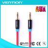 3.5mm Male to Male Car Aux Audio Cable Gold Plated Aluminum Casing for Mobile Phone