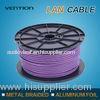 Twisted Pair Double Shielded CAT7 RJ45 Network Cable , LAN / Ethernet Cable Patch Cords