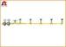 One Side Oxygen Gas Cylinder Manifold With Red Copper Pipes / T-shaped Wrench