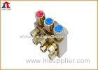 Brass Two In And Six Out Gas Distributors For Portable CNC Cutting Machine