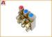 Brass Two In And Six Out Gas Distributors For Portable CNC Cutting Machine