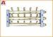Brass 5 Outlet Gas Distributors And One Gas Inlet For Oxy Fuel Gas With CE , ISO