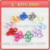 Colorful bulk Clothing Accessories / transparent DIY glass beads