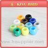 Fashion colour of very apt circle hole cheap pure color beads