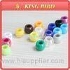 Colorful fashion very apt round hole of the pure color beads