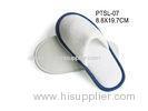 Cotton Terry Cloth Disposable Hotel Slippers With 5mm EVA Sole