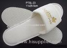 Cotton Velour Disposable Hotel Personalized Slippers For Men OEM