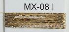 12 micron MX type of metallic yarn for embroidery , sparkle yarn metallic