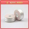 Raw white Embroidery Bobbin Thread high tenacity , Spun Polyester Yarn