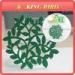 Home Craft Felt Flower Eco-friendly Green Mat Blank Glass Coaster