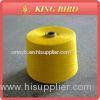 Dope 100% polyester Ring Spun Polyester Yarn / knitting yarn