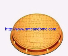 Fiberglass round manhole cover