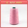 Pink dope dyed Spun Polyester Yarn For sewing garments and textile goods