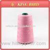 Pink dope dyed Spun Polyester Yarn For sewing garments and textile goods