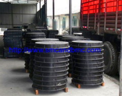 Long service life and high intensity anti -theft round manhole cover