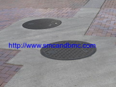 Round FRP manhole cover for Drain /Gas /Cable inspection