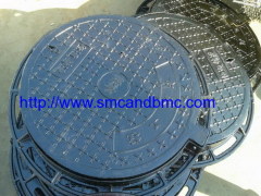 BMC /SMC round manhole cover strong strength and light weight