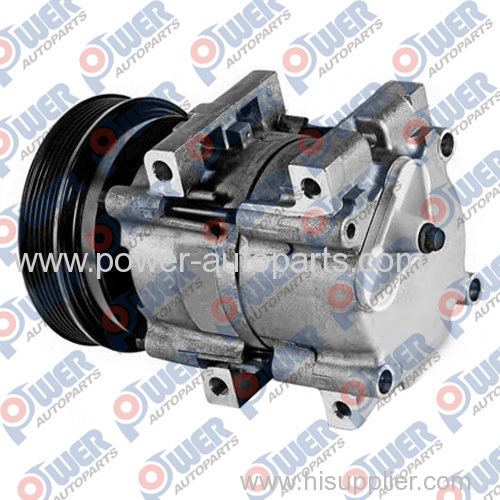 AC COMPRESSOR WITH 97FW 19D629 AA