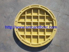 Light weight and safety BMC SMC FRP round inspection manhole cover with different colors