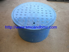 High strength composite material safety well cover