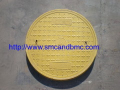 Durable FRP material round manhole cover 700mm