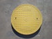 High strength composite material safety well cover