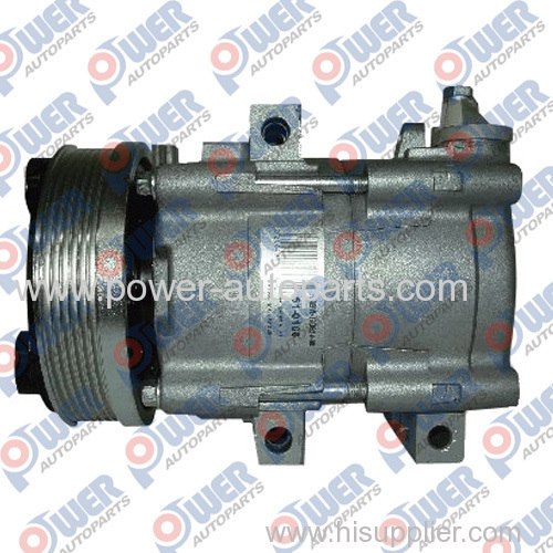 AC COMPRESSOR WITH 6S71 19D629 AB