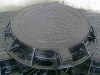 Municipal Safety Composite FRP light weight and high strength round Manhole Cover