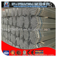A53 hot dip galvanized steel pipes