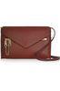 Long Shoulder Strap Red Leather Shoulder Handbags For Girls Holidays