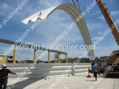 No-grider arch span forming machine/ Arch sheet roll forming machine/ Arch roof K span machine