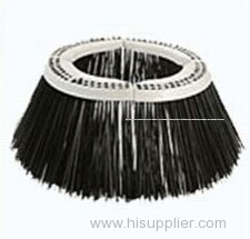 Gutter broom for sweeper