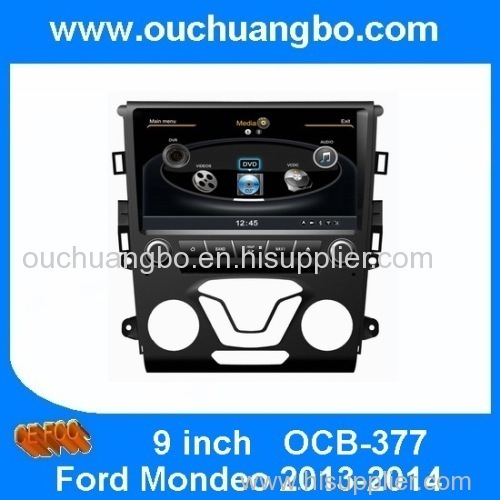 Ouchuangbo Car Stereo Radio DVD Player S100 Platform for Ford Mondeo 2013-2014 GPS Bluetooth TV 20 disc
