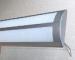 17W High Power High Power Led Tube Light 600MM 1400lm , Two Face 1200 x 86mm