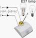 High Efficiency Thread Lamp Holder With Ir Sensor For Wall