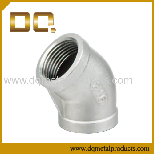 Stainless Steel Threaded Fittings Series 45'Elbow