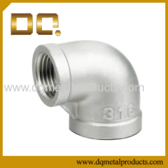 Stainless Steel Threaded Fittings Series Reducer Elbow