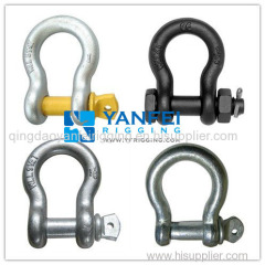 G209 Anchor Shackle US Type Screw Pin Drop Forged