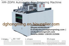 Automatic Box Grooving Machine