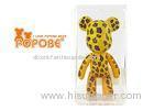 Fashionable Leopard Grain Articulated Cute Bear Toys for Promotion Gifts